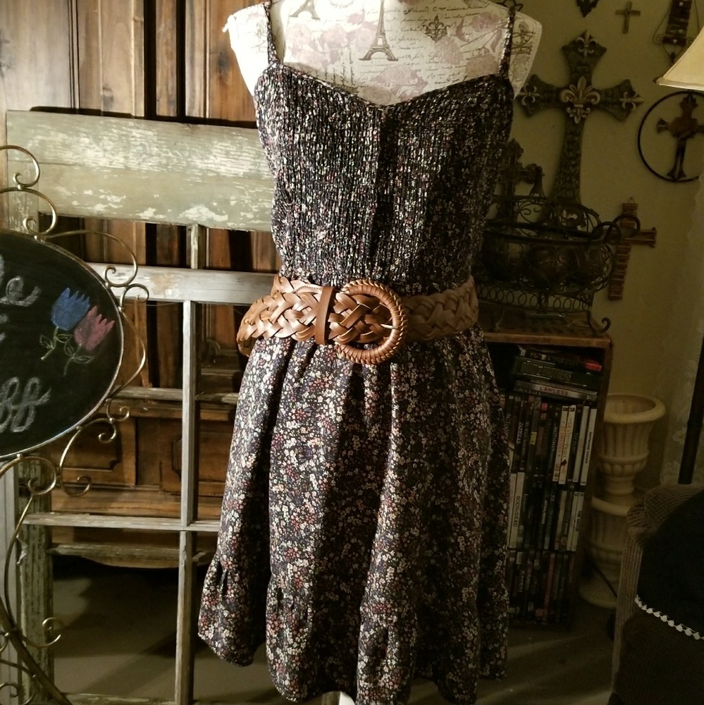 SOLD-Torrid Size 2 Spring Spaghetti Strap Dress